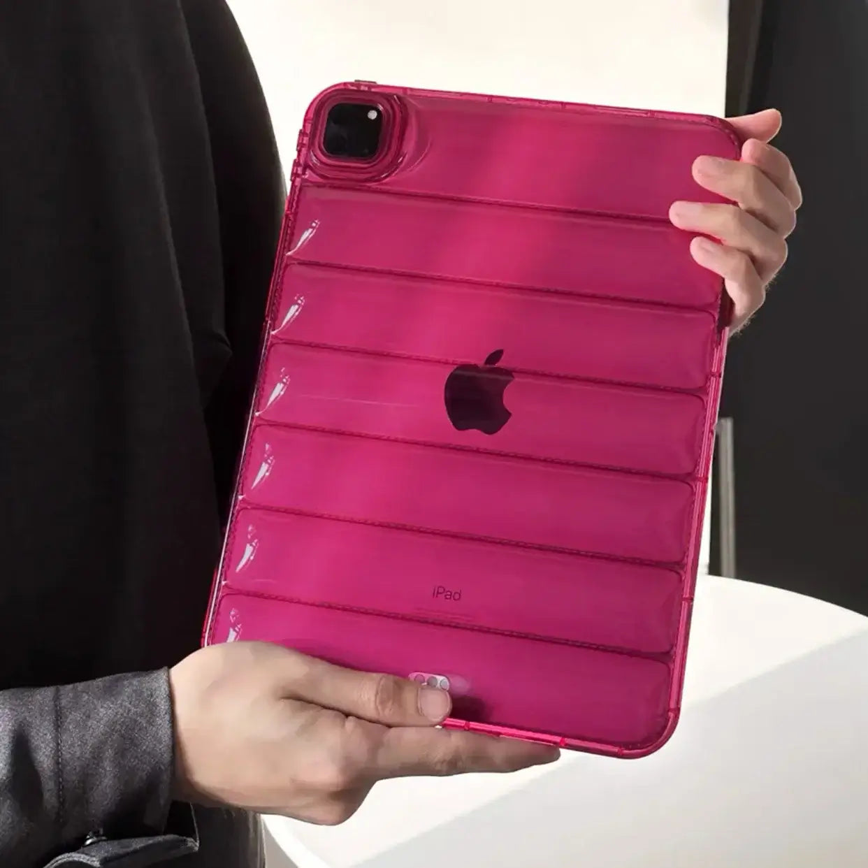 For iPad 2024 2025 A16 Case 7 8 9 10th 11th Generation Air 3 4 5 Pro 11 12.9 inch Mini 6 Tablet Cover Cases Transparent Soft