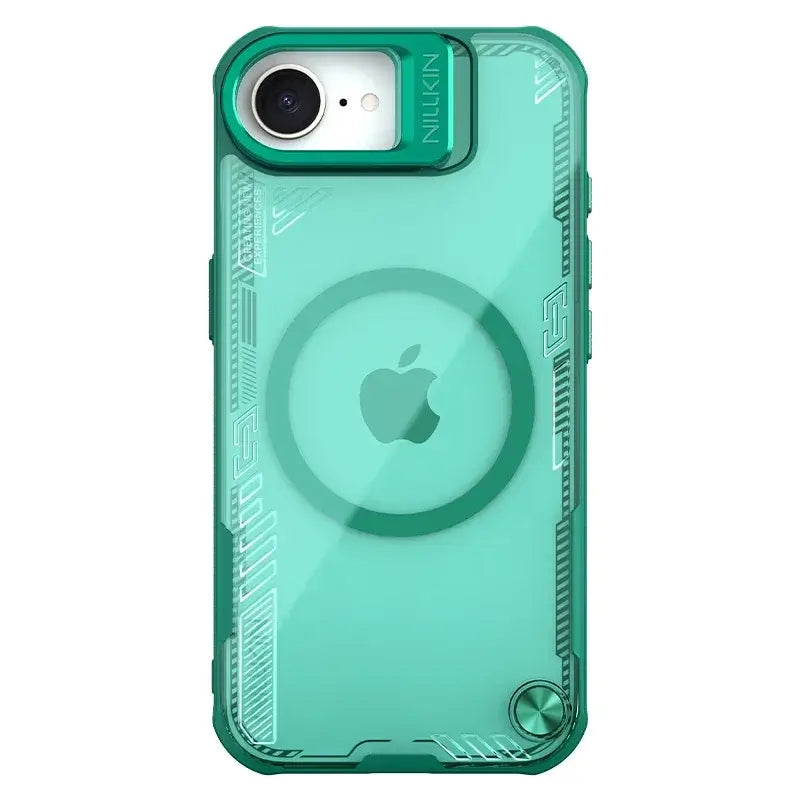 For iPhone 16e Case NILLKIN Iceblade Prop for Magnetic Privacy Lens Camera Hollow Protect Cover