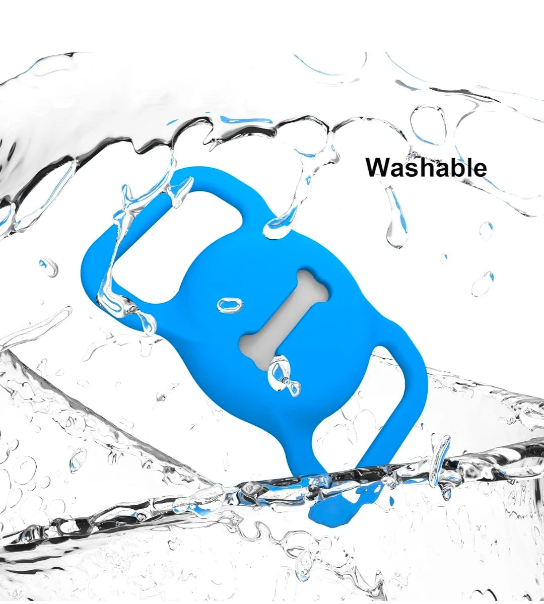 for Airtag Dog Collar Holder, Air Tag Protective Cat Airtag Dog Collar,Silicone AirTags GPS Tracking Accessories,Air Tags with B