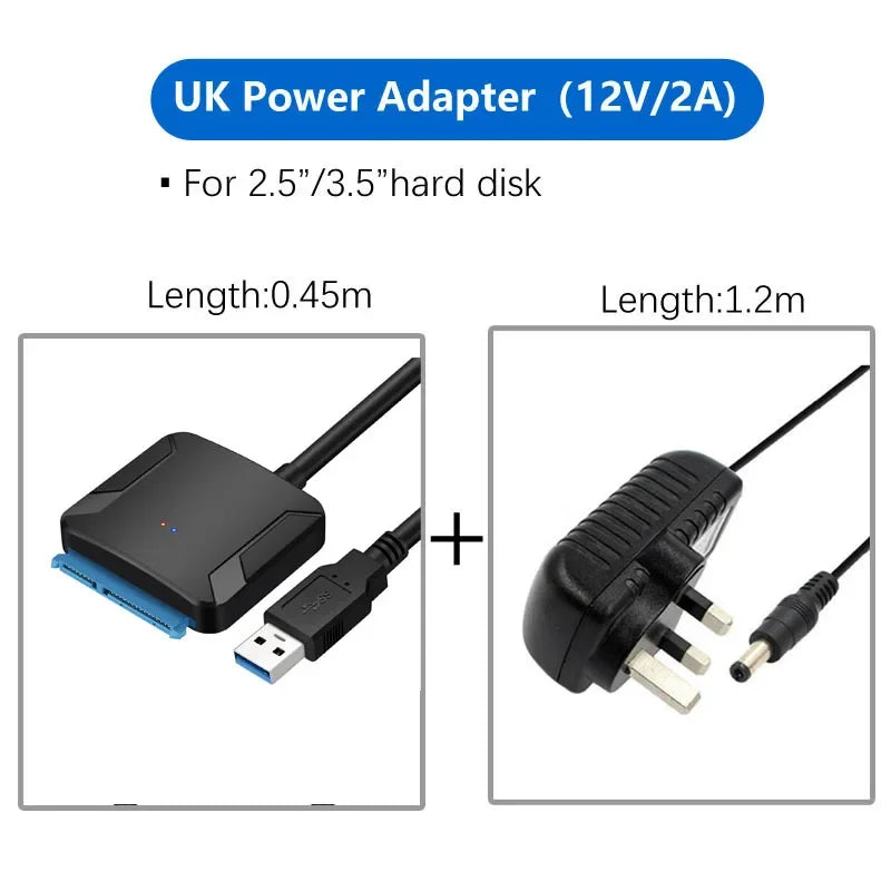Adapter Converter Cable USB3.0 Hard Drive