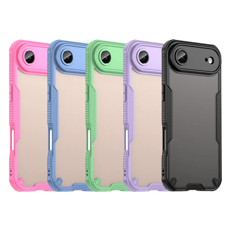 Frosted Transparent Case For iPhone 17 Air Case Silicone Matte TPU Cover For iPhone 17 Air Case Protector For iPhone 17 Pro Max