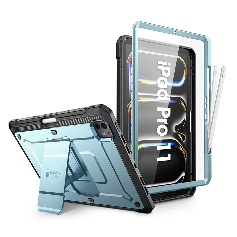 For iPad Pro 11 Inch Case M4 2024 (5th Gen) SUPCASE UB PRO Full-body Rugged Cover with Built-in Screen Protector & Kickstand