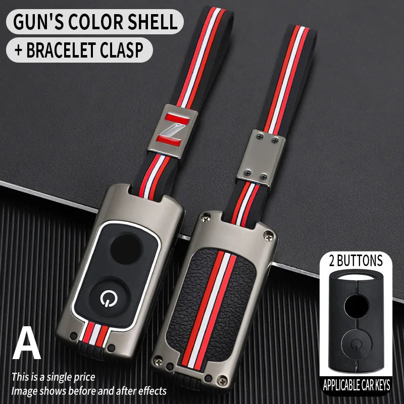 Car Metal Key Case Cover Shell For YAMAHA xmax 250 300 NMAX 125 aerox 155 NVX155 Nvx mvx 55 motorcycle Key Chain Accessories