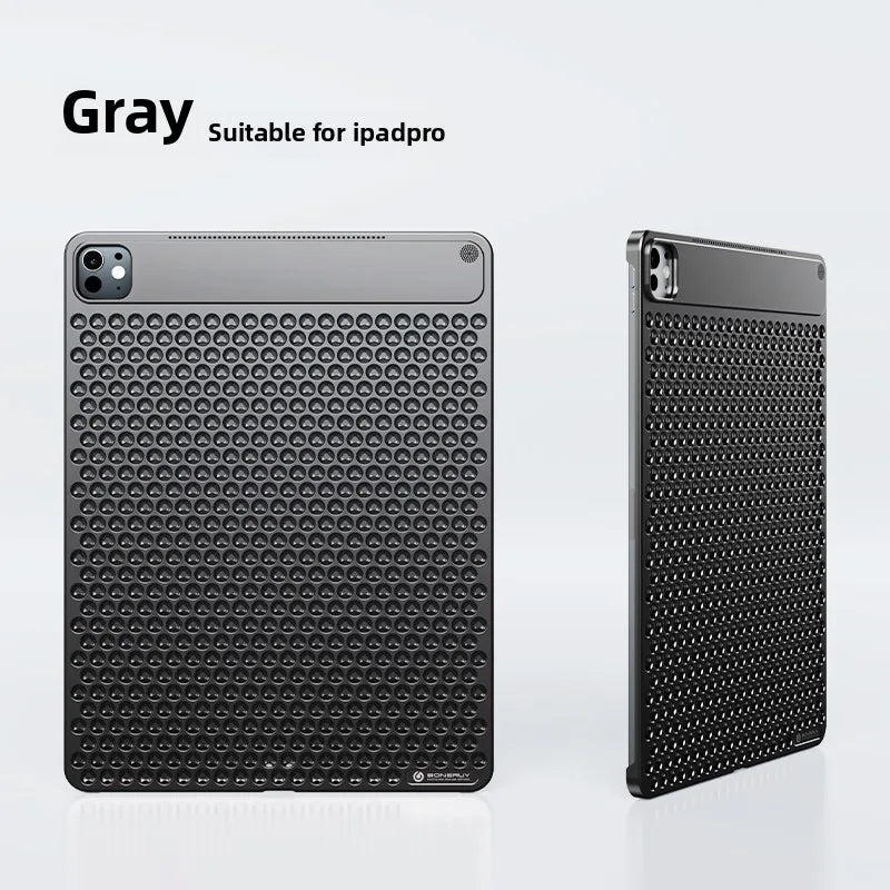 For 2024 IPad Pro 13-inch / (M4) 11-inch Aluminum Alloy Case with Aromatherapy Hollow Heat Dissipation