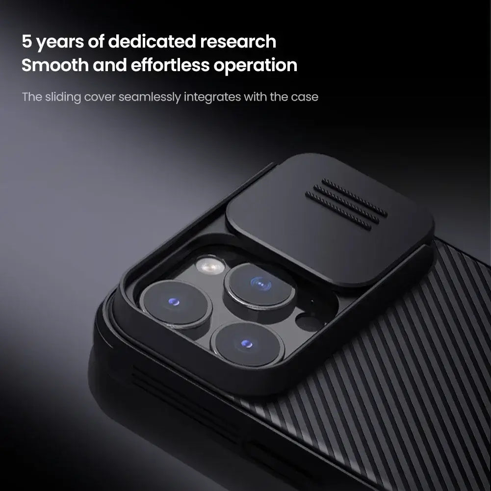 For iPhone 16 Pro Max / 16 Pro Nillkin Case Camshiled Pro Camera Slide Cover Protection Hard PC Back Cover