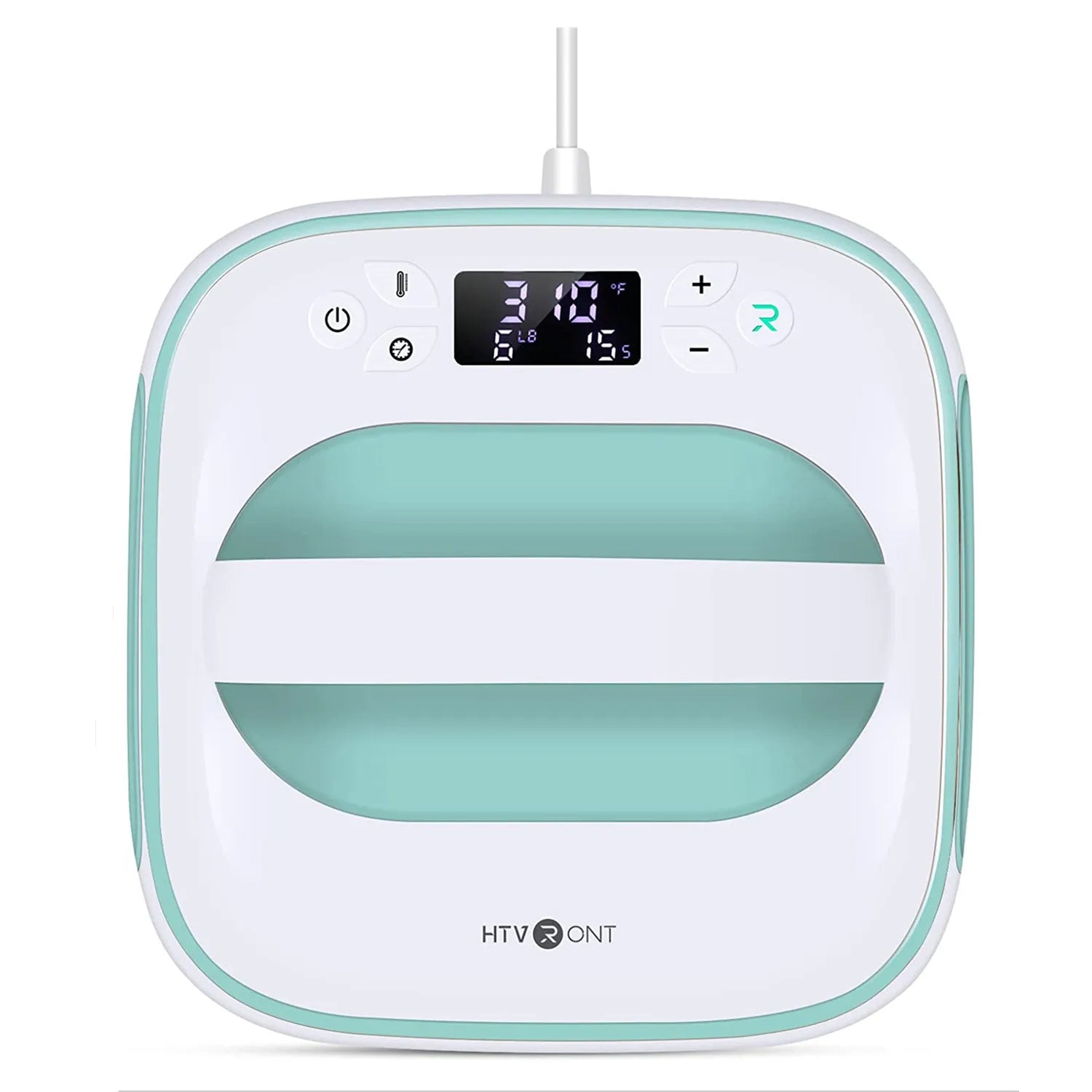 HTVRONT 10x10 Heat Press Machine – EU/US/AU/UK Plug, DIY T-Shirt Printing, Iron-On, Sublimation & HTV Vinyl