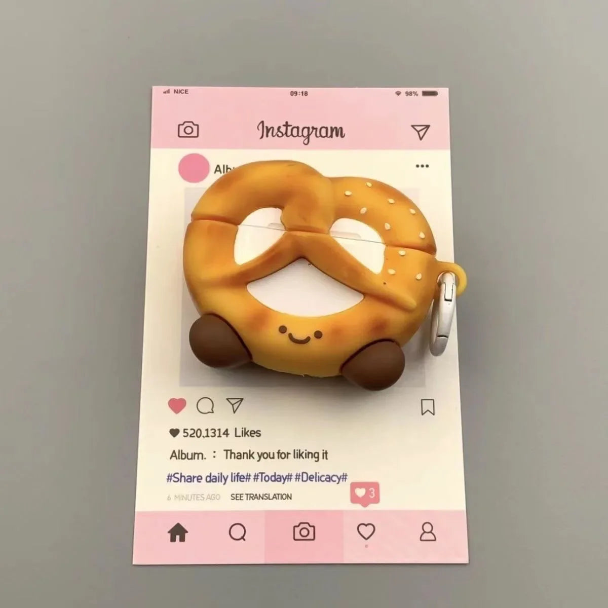 For Airpods 1 2 Pro 3 Individuality Cute White Cartoon with Earphones Hook up Anti-Drop Earphone Case For Airpods Pro 2 Shell