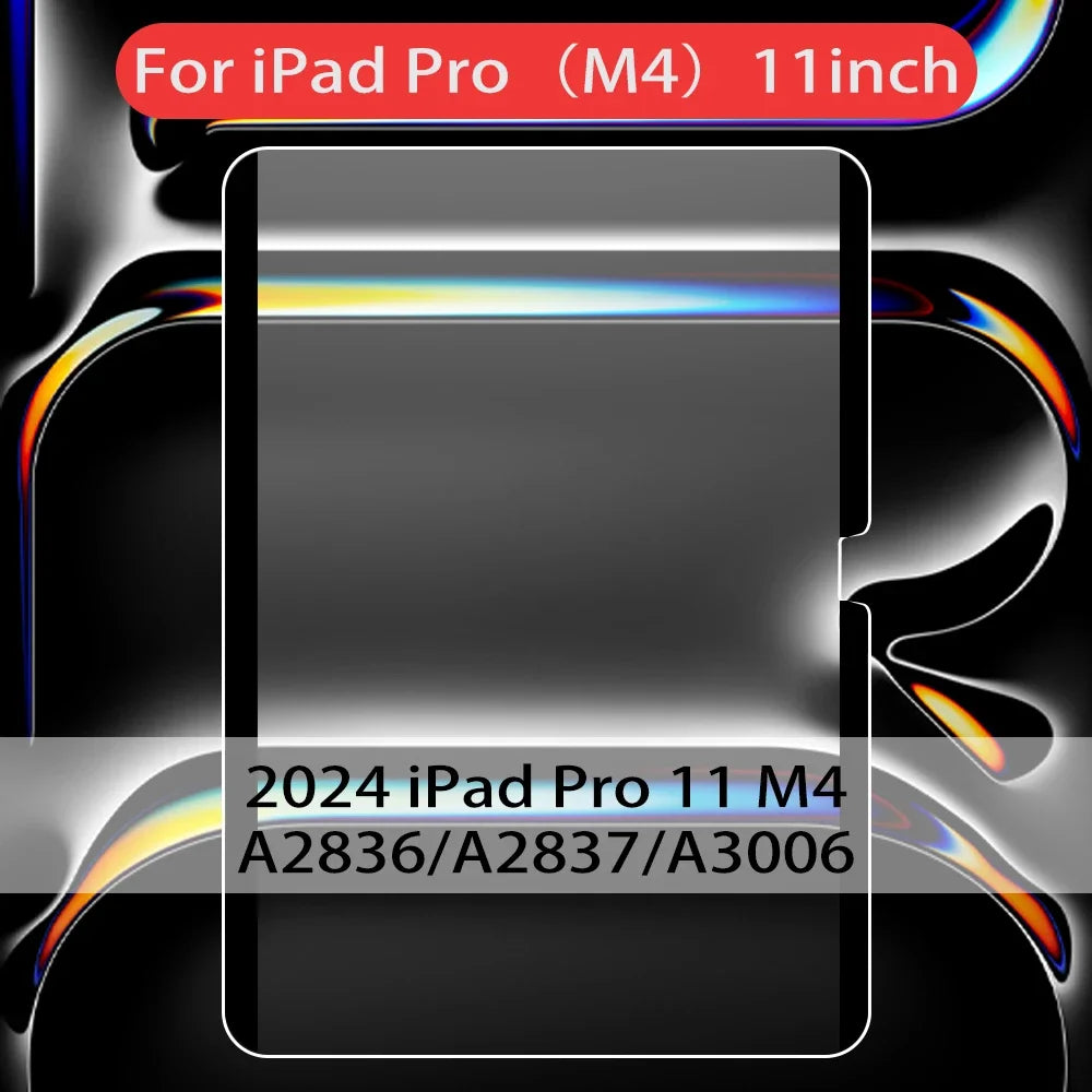 For  iPad Air 11 13 M2 Pro 11 13 M4 iPad 10.2 7/8/9th iPad 10th Gen Pro 12.9 4/5/6th Pro 11 iPad 9.7 mini 4/5/6/7 Screen Protect