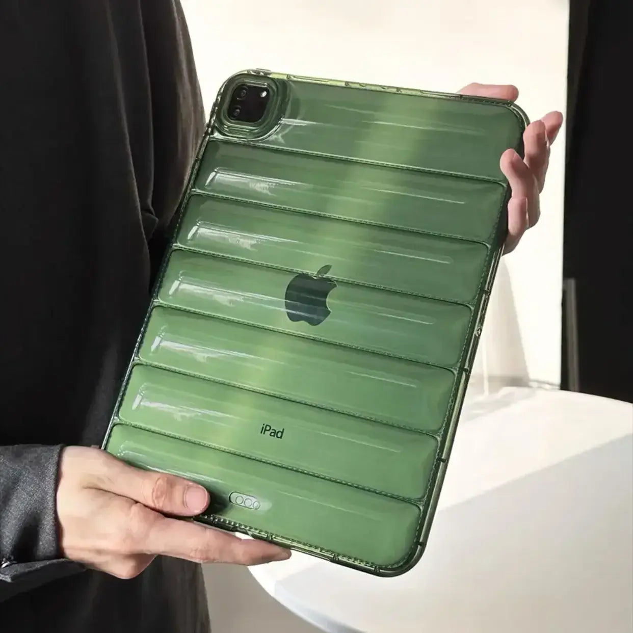 For iPad 2024 2025 A16 Case 7 8 9 10th 11th Generation Air 3 4 5 Pro 11 12.9 inch Mini 6 Tablet Cover Cases Transparent Soft