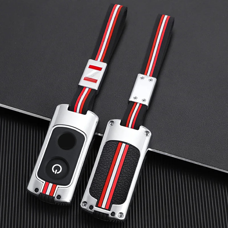 Car Metal Key Case Cover Shell For YAMAHA xmax 250 300 NMAX 125 aerox 155 NVX155 Nvx mvx 55 motorcycle Key Chain Accessories