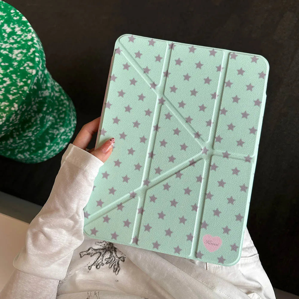 Full Screen of Stars Case For iPad Air 11 Case iPad 10th 11th A16 9th Cover iPad Pro11 4 5 10.9in 12.9 M2 M3 M4 Pencil Holder
