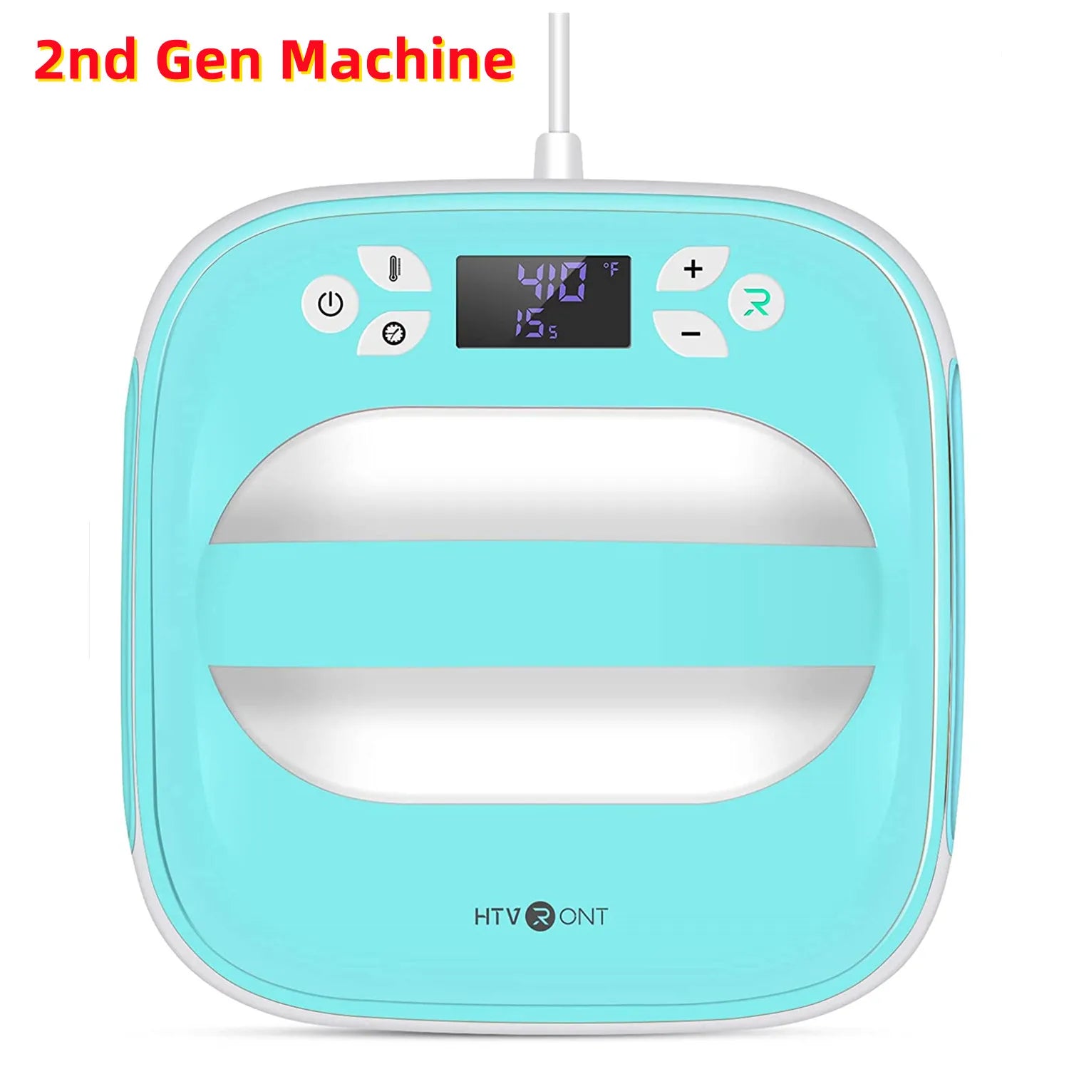 HTVRONT 10x10 Heat Press Machine – EU/US/AU/UK Plug, DIY T-Shirt Printing, Iron-On, Sublimation & HTV Vinyl