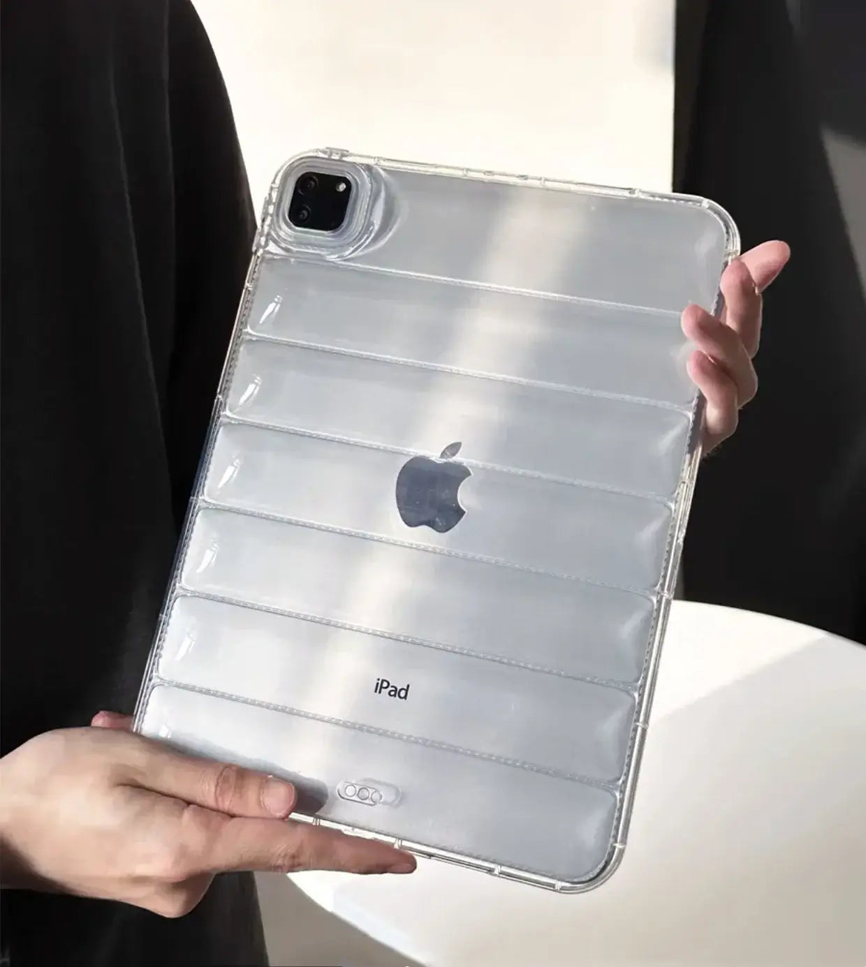 For iPad 2024 2025 A16 Case 7 8 9 10th 11th Generation Air 3 4 5 Pro 11 12.9 inch Mini 6 Tablet Cover Cases Transparent Soft