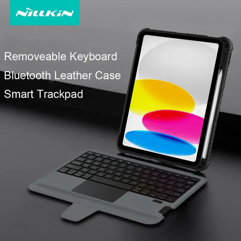 For iPad 10th 2022 10.9 Keyboard Case NILLKIN Wireless Bumper Combo Removeable Keyboard Leather Cover teclado For iPad 10 Gen