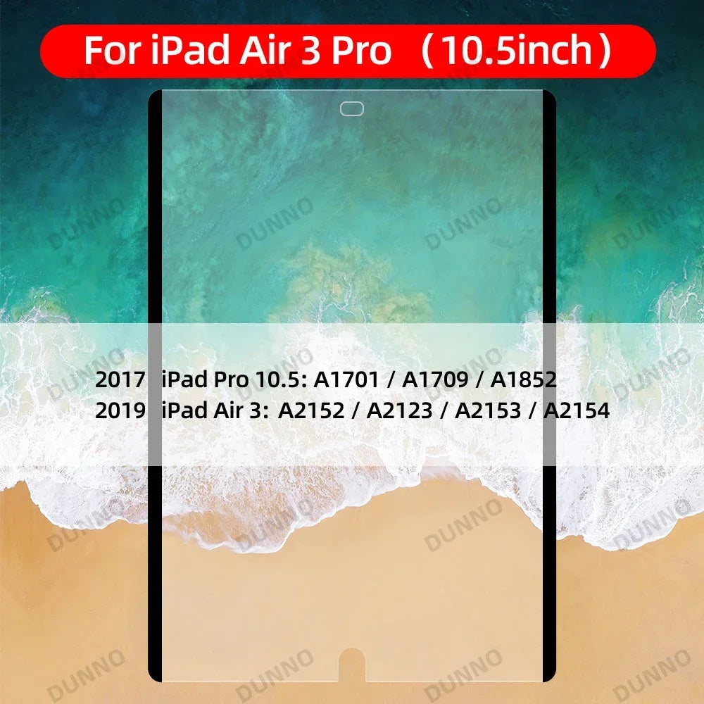 For  iPad Air 11 13 M2 Pro 11 13 M4 iPad 10.2 7/8/9th iPad 10th Gen Pro 12.9 4/5/6th Pro 11 iPad 9.7 mini 4/5/6/7 Screen Protect