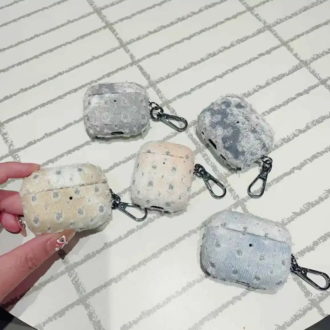 For AirPods4  Airpods3 Airpods 2 1 Airpods Pro2 Pro Case Bluetooth Earbuds Charging Box Protective Cowboy Hole Earphone Cover