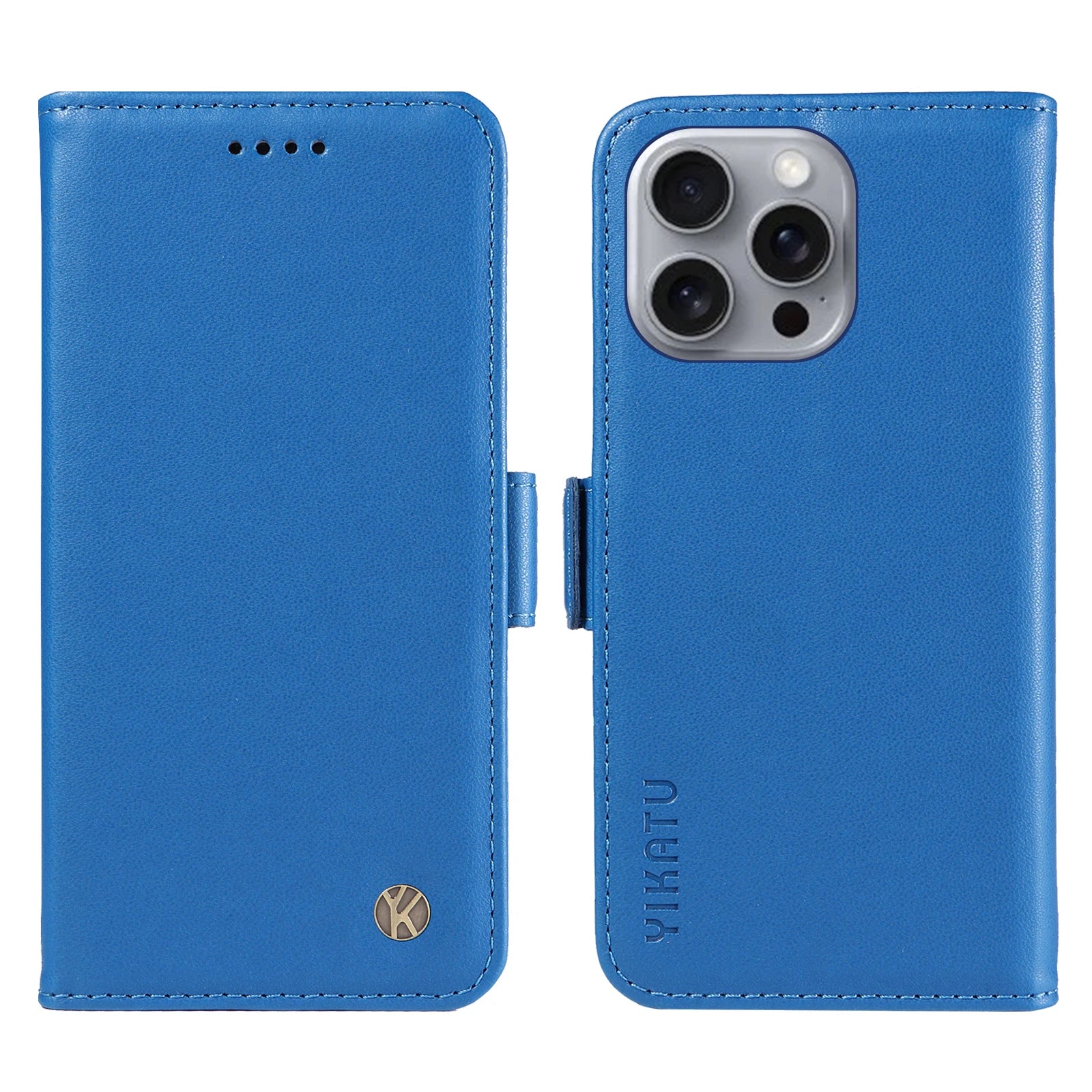 Full Matte TPU Leather Flip Phone Case Suitable For iPhone 16 16E Pro/Pro Max iPhone 17 17Air Pro/Pro Max Double Folding Process