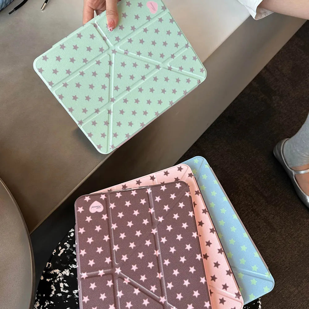 Full Screen of Stars Case For iPad Air 11 Case iPad 10th 11th A16 9th Cover iPad Pro11 4 5 10.9in 12.9 M2 M3 M4 Pencil Holder