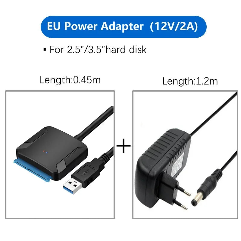 Adapter Converter Cable USB3.0 Hard Drive