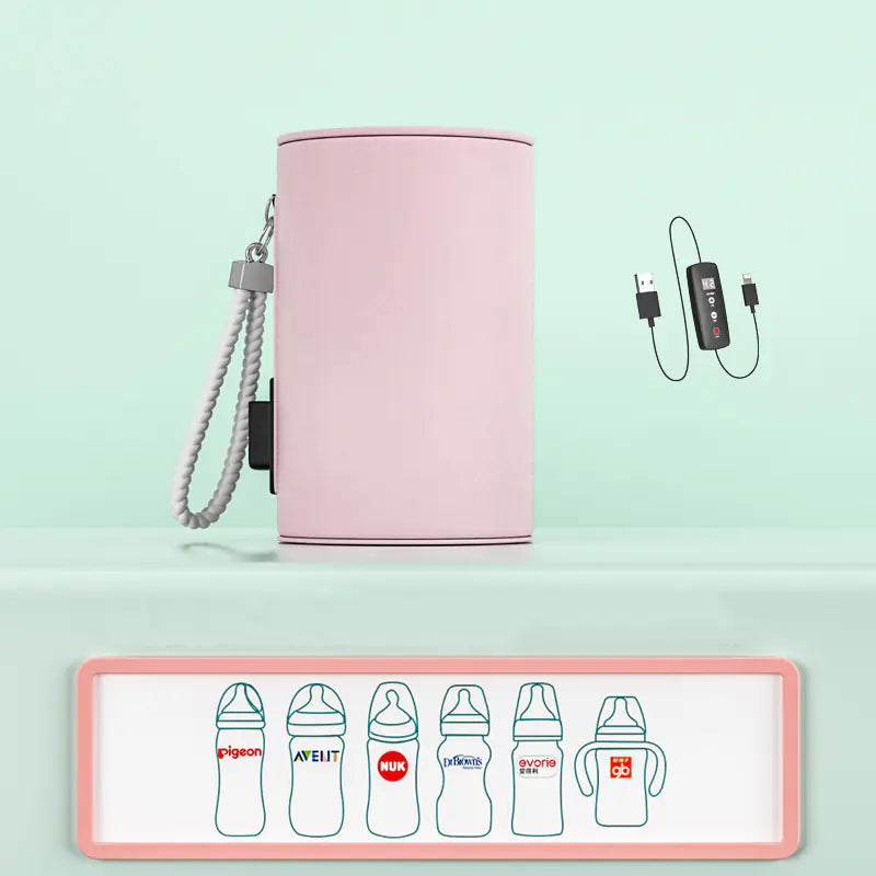 Portable USB Girl and boy Bottle Warmer Heating Jacket