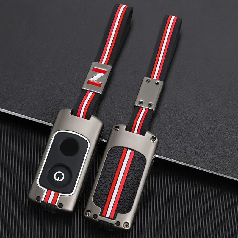 Car Metal Key Case Cover Shell For YAMAHA xmax 250 300 NMAX 125 aerox 155 NVX155 Nvx mvx 55 motorcycle Key Chain Accessories
