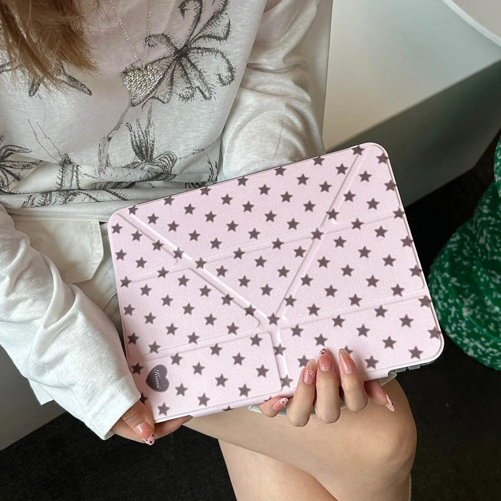 Full Screen of Stars Case For iPad Air 11 Case iPad 10th 11th A16 9th Cover iPad Pro11 4 5 10.9in 12.9 M2 M3 M4 Pencil Holder