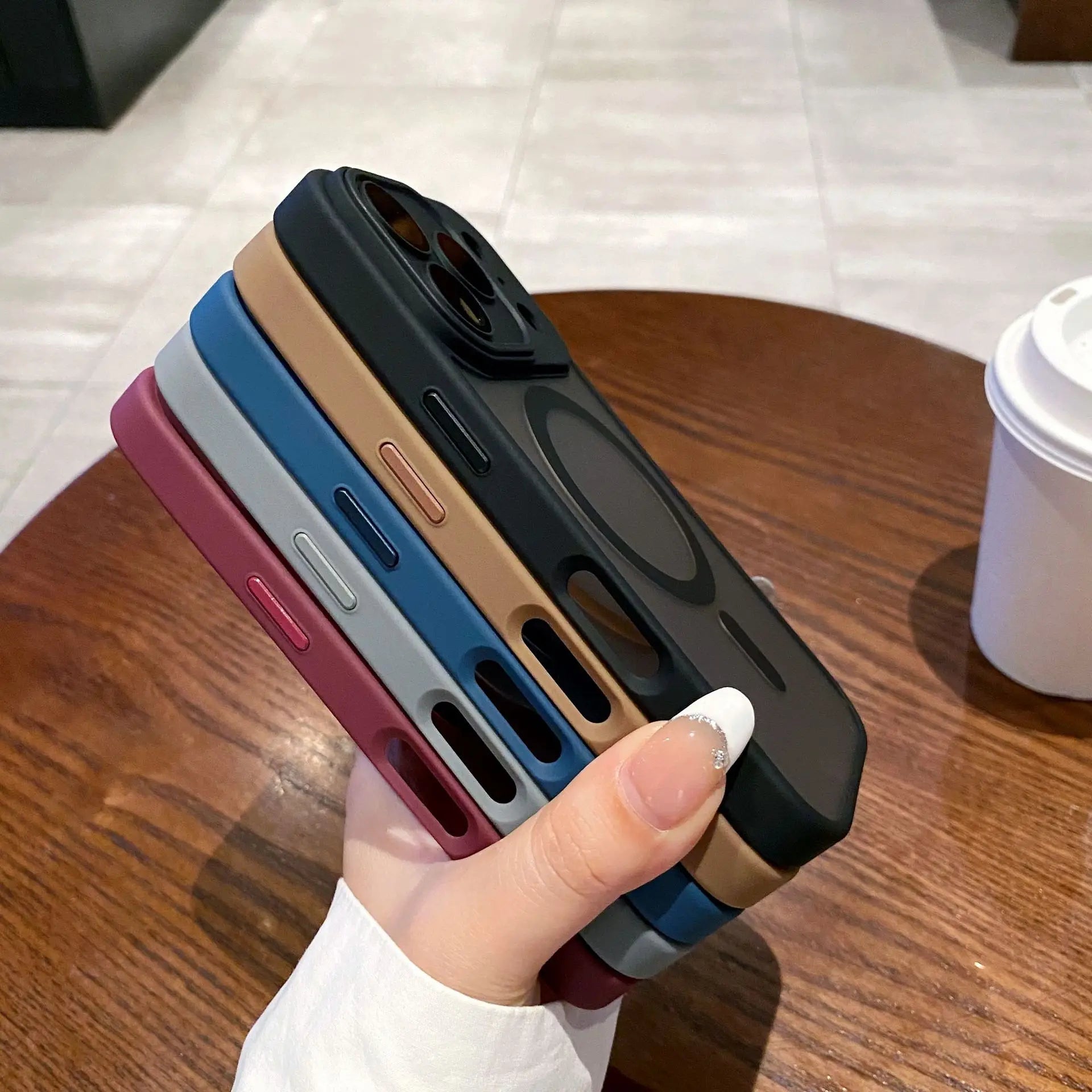 For Magsafe Wireless Charge Magnetic Case For IPhone 17 17Air 17Pro Max Shockproof Shell Cover For IPhone17 Pro Max 17Air 17Pro