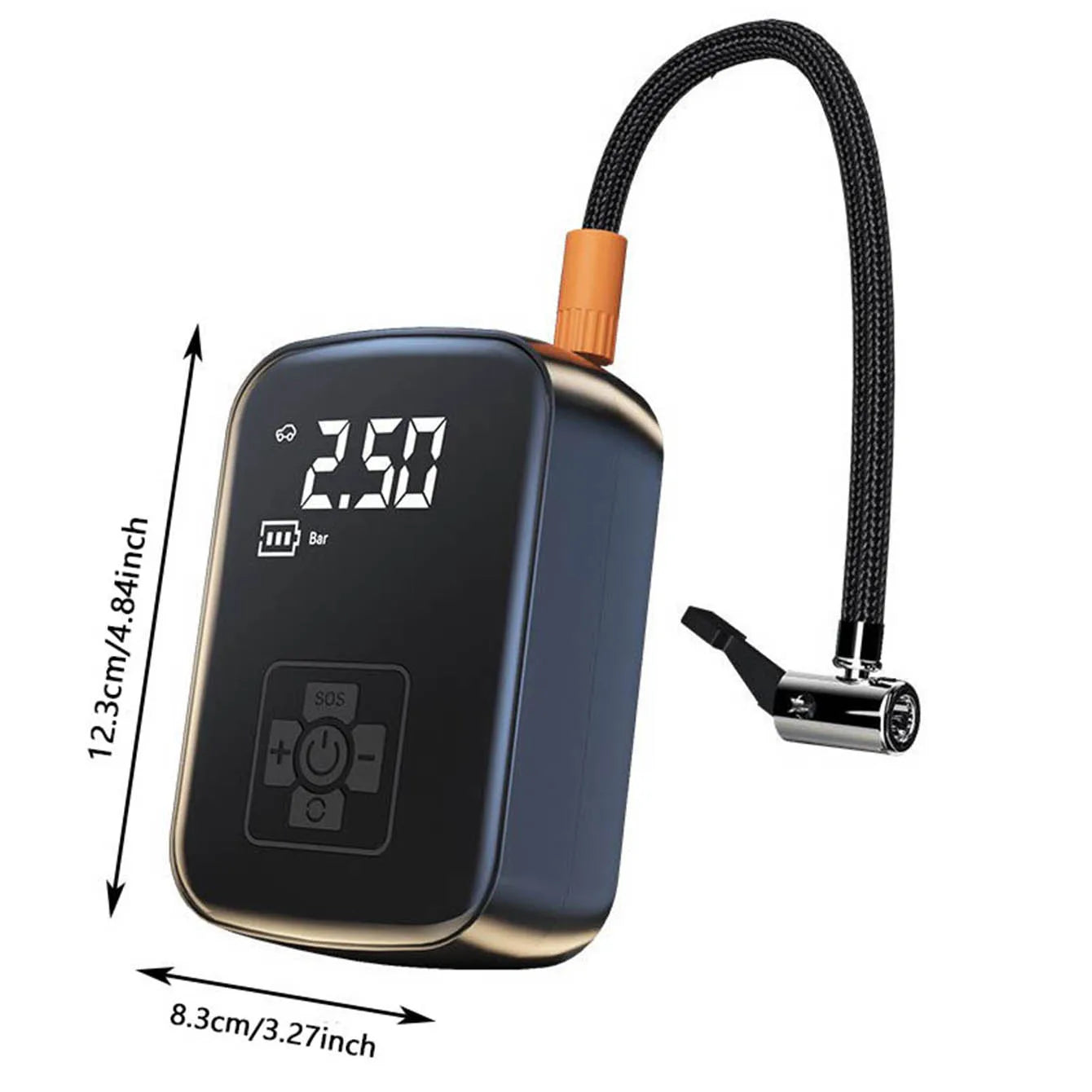 Car Tire Inflator Mini Air Compressor 12V 150PSI Portable Electric Air Pump  For Motorcycle Bicycle Tire Air Filling Pump 
