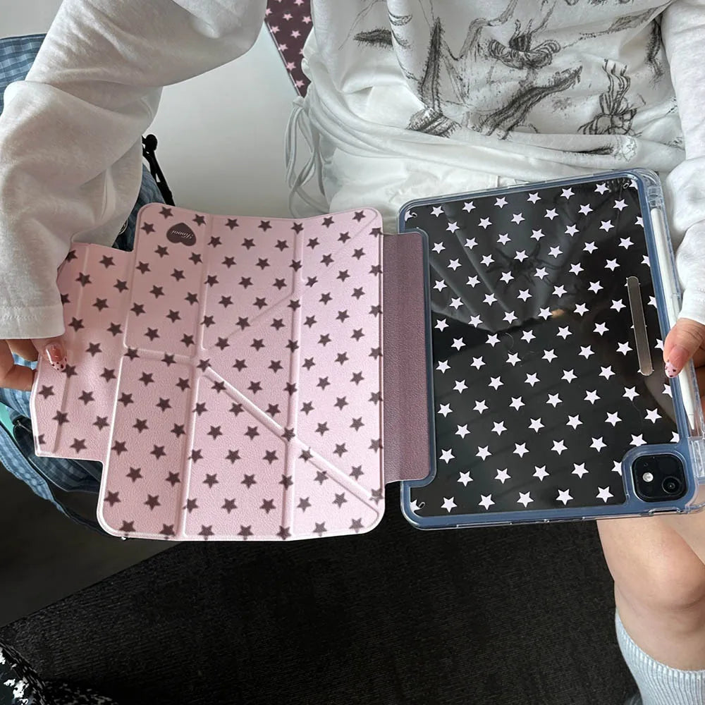 Full Screen of Stars Case For iPad Air 11 Case iPad 10th 11th A16 9th Cover iPad Pro11 4 5 10.9in 12.9 M2 M3 M4 Pencil Holder