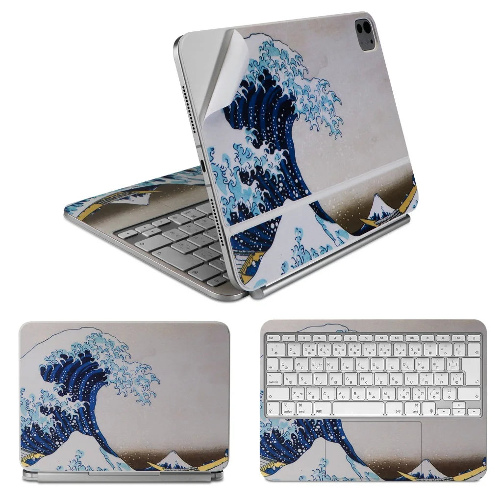 For 2025 iPad Pro M4 Air M2 Magic Keyboard 11/13 inch skin Sticker Full Body Protector Vinyl Durable Materials Colourful Skin