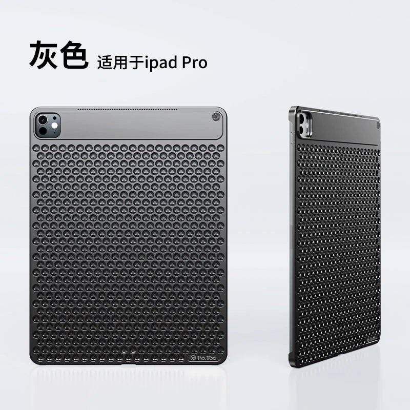 For 2024 IPad Pro 13-inch / (M4) 11-inch Aluminum Alloy Case with Aromatherapy Hollow Heat Dissipation