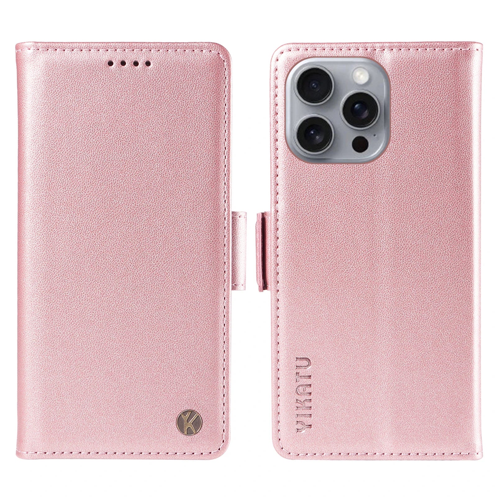 Full Matte TPU Leather Flip Phone Case Suitable For iPhone 16 16E Pro/Pro Max iPhone 17 17Air Pro/Pro Max Double Folding Process