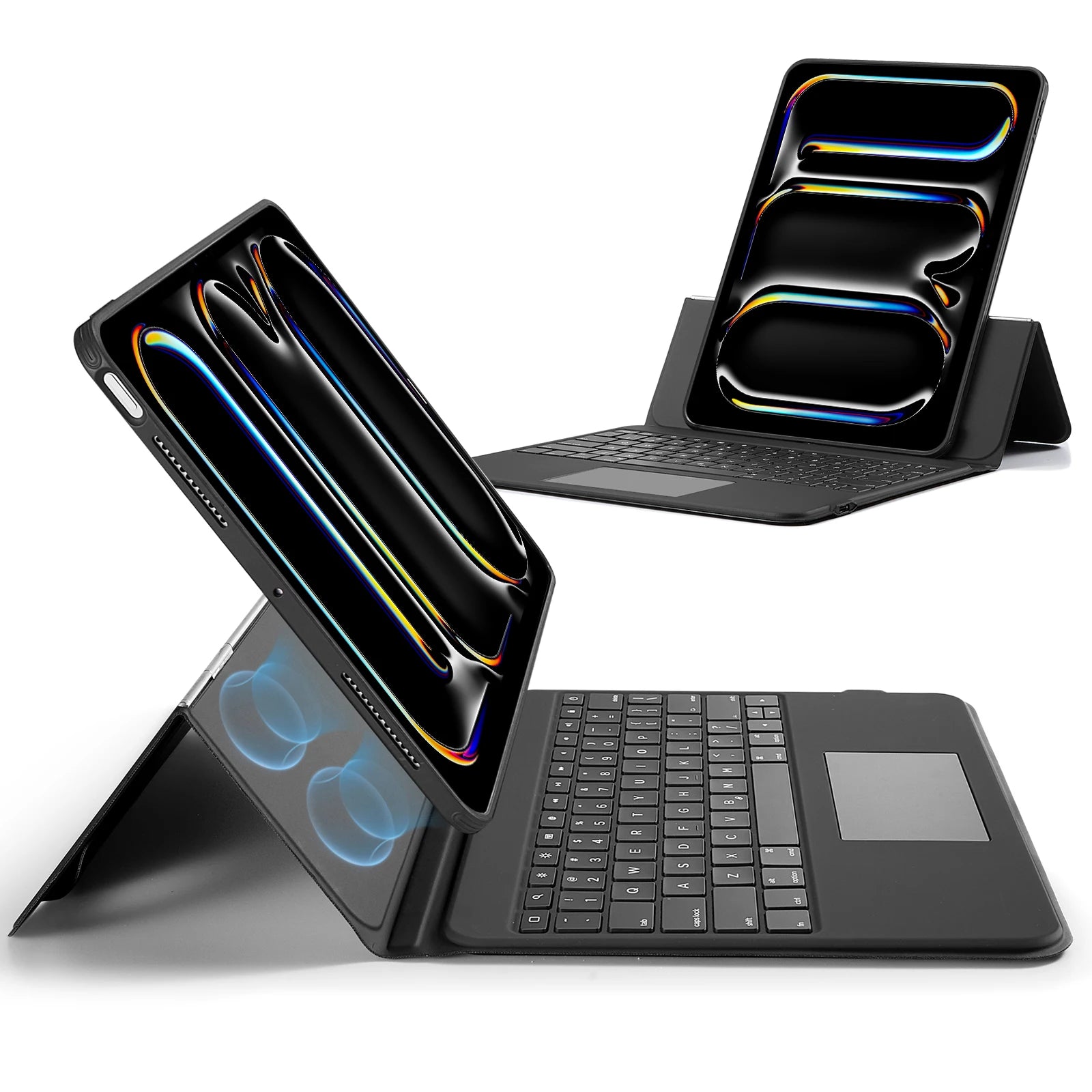 ESR Ascend for iPad 12.9 (2022/2021/2020/2018) Keyboard Case with Trackpad Magnetic Fully Adjustable Portrait/Landscape Stand