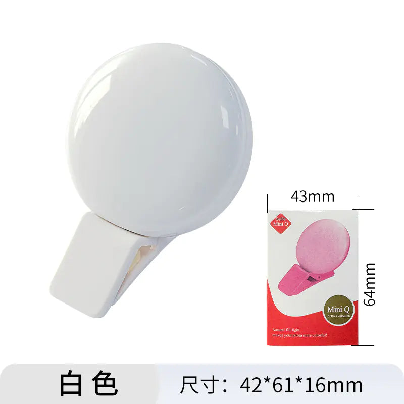USB Rechargeable LED Selfie Light for Live Streaming