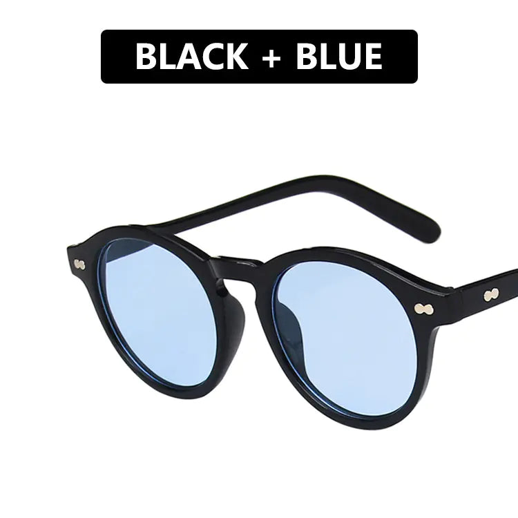 "Retro Round Frame Sunglasses for Trendy  Women"