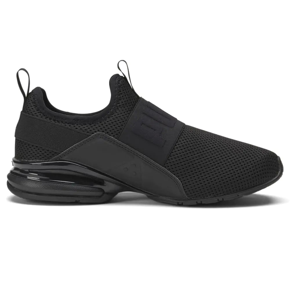 PUMA Womens Axelion Slip On Sneakers Shoes Casual - Black - Size 6 M