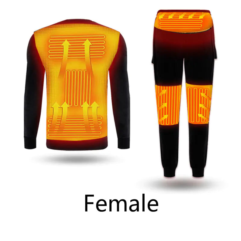 Graphene Smart Electric Heating Thermal Clothing Set