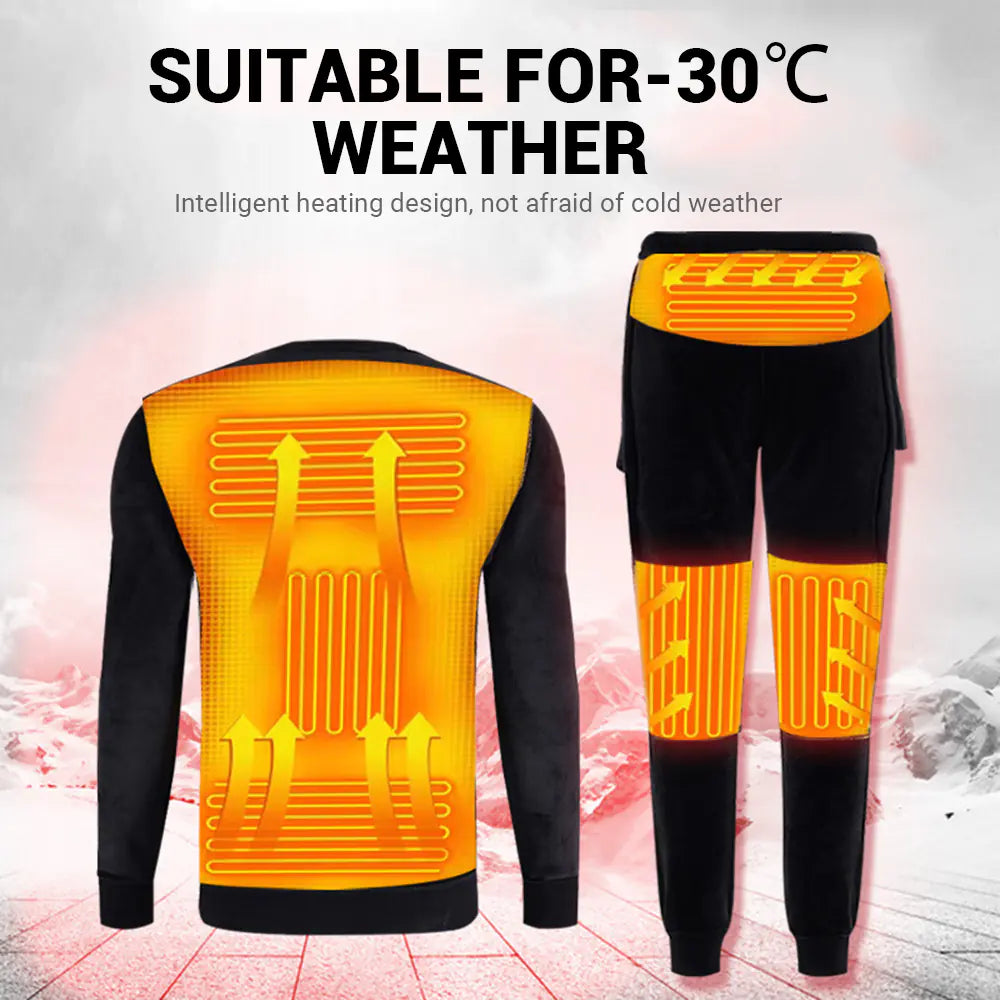Graphene Smart Electric Heating Thermal Clothing Set
