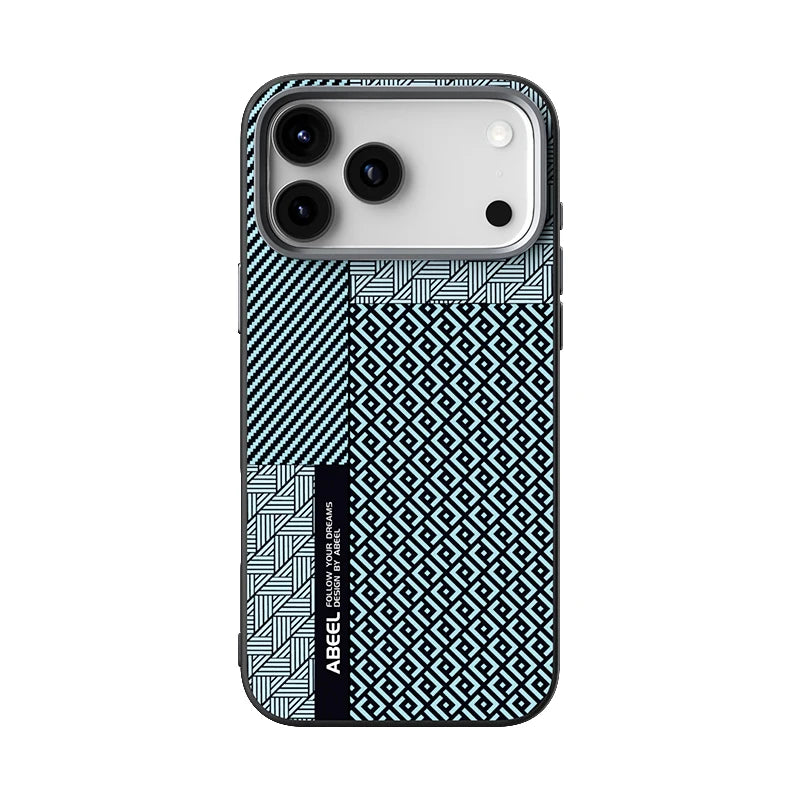 High Quality Carbon Fiber Texture Slim Case For iPhone 17 Air 17 Pro Max Wireless Charging Anti-drop Anti-Fingerprint Hard Cover