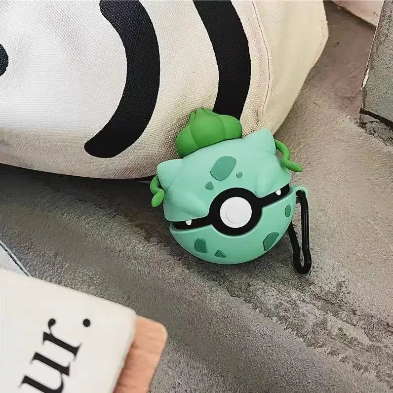 For Airpods 1 2 Pro 3 Individuality Cute White Cartoon with Earphones Hook up Anti-Drop Earphone Case For Airpods Pro 2 Shell