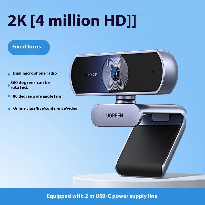 UGREEN 4K FHD Webcam 8MP