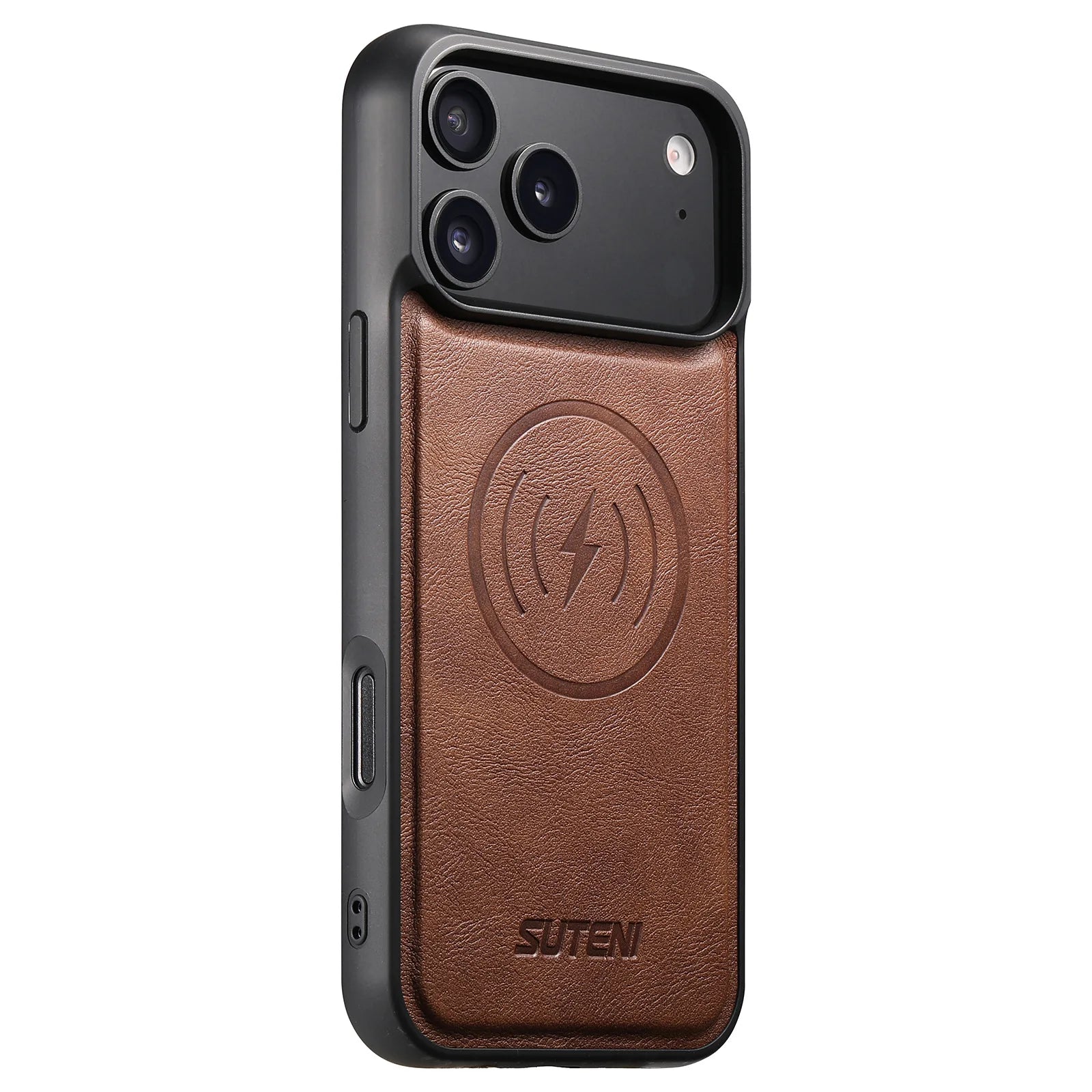 for Magsafe Phone Case For iPhone 17 Air 13 14 15 16 17 Pro Max Luxury Leather Magnetic Wireless Charging Back Cover K0027