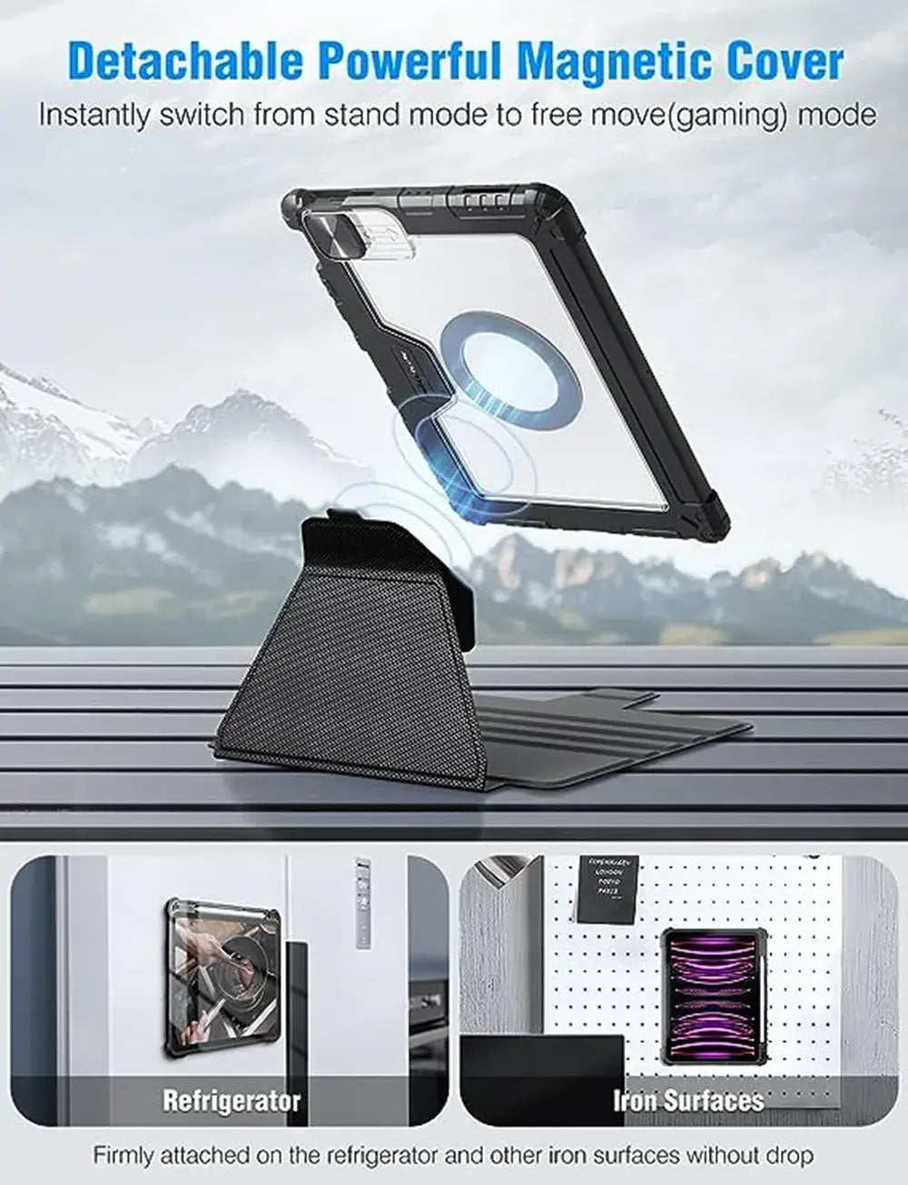 For iPad Air 13 2024 iPad Case Nillkin Bumper SnapSafe Case For iPad Pro 11 Magnetic Cover With Pen Slot For iPad 9th Generation