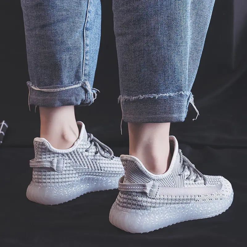 Breathable Trendy Sneakers for Women - Casual Running Shoes