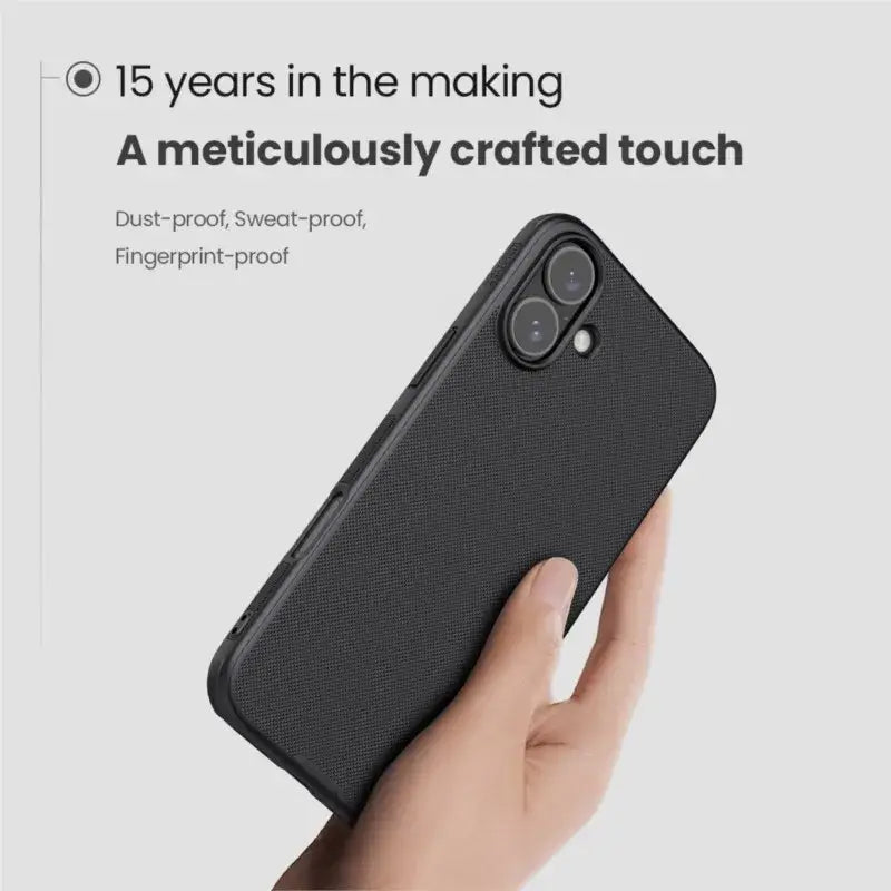 For iPhone 16 Case NILLKIN Fitted Case For iphone 16 High Quality Super Frosted Shield Case Matte PC Cover