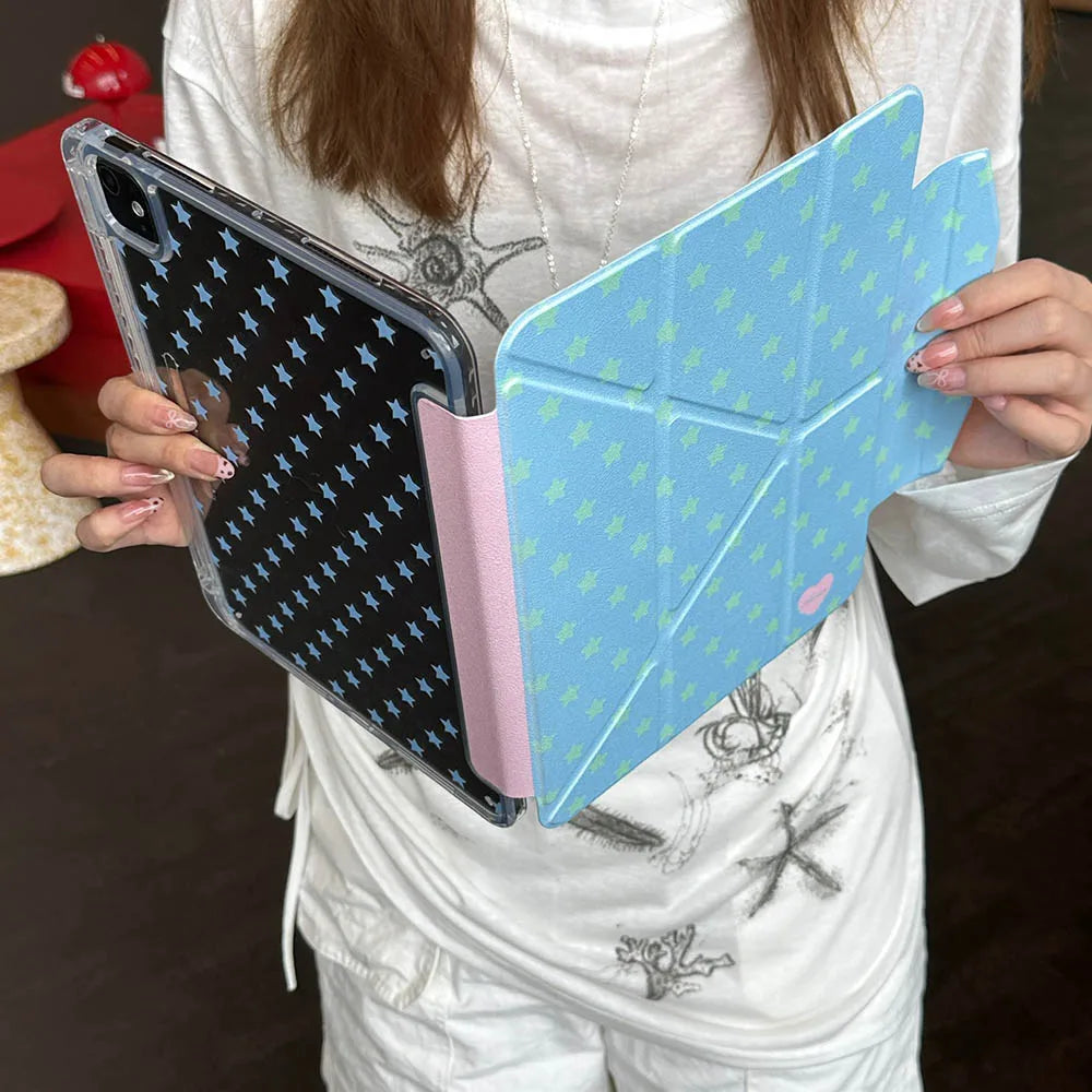 Full Screen of Stars Case For iPad Air 11 Case iPad 10th 11th A16 9th Cover iPad Pro11 4 5 10.9in 12.9 M2 M3 M4 Pencil Holder