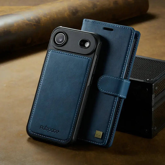 iPhone 17 Pro Leather Wallet Case