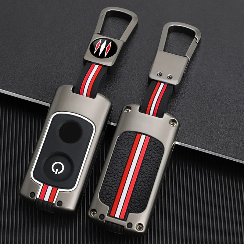 Car Metal Key Case Cover Shell For YAMAHA xmax 250 300 NMAX 125 aerox 155 NVX155 Nvx mvx 55 motorcycle Key Chain Accessories