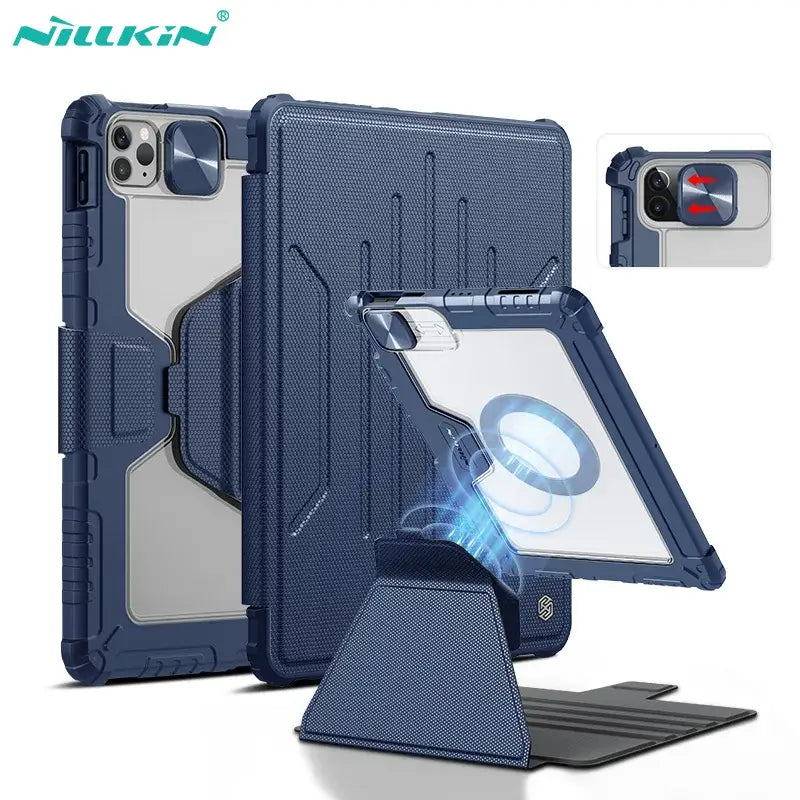 For iPad Air 13 2024 iPad Case Nillkin Bumper SnapSafe Case For iPad Pro 11 Magnetic Cover With Pen Slot For iPad 9th Generation
