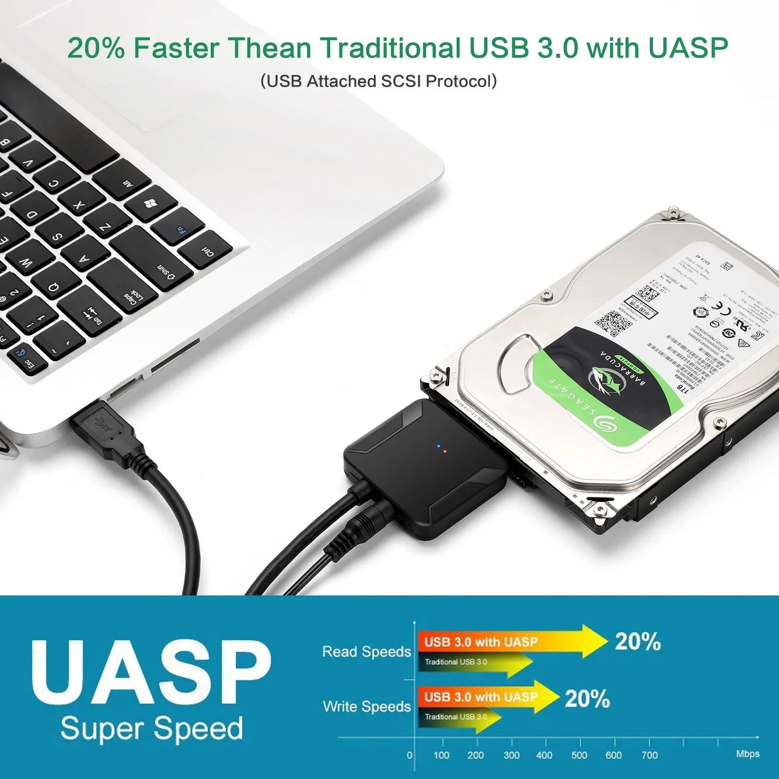Adapter Converter Cable USB3.0 Hard Drive